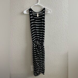 Allison Joy Striped Midi Dress Size XS